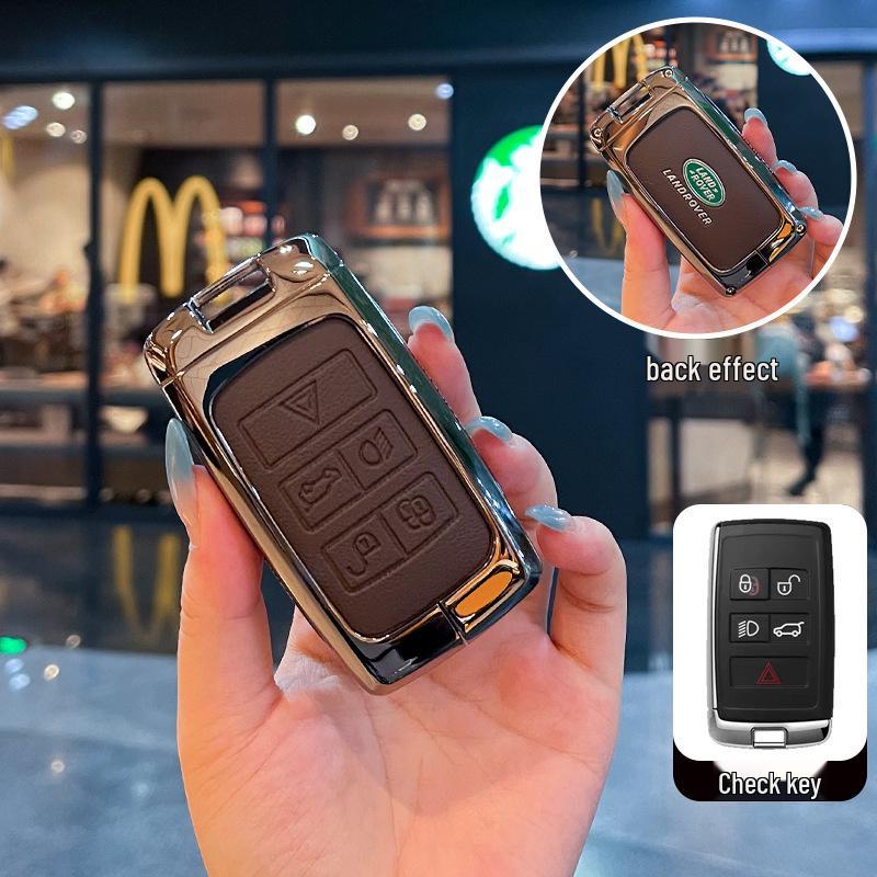 Чехол для ключа Land Rover Evoque L: Подходит для моделей Discovery 6, Range Rover Sport 5, Defender 110, Freelander и Xingmai.