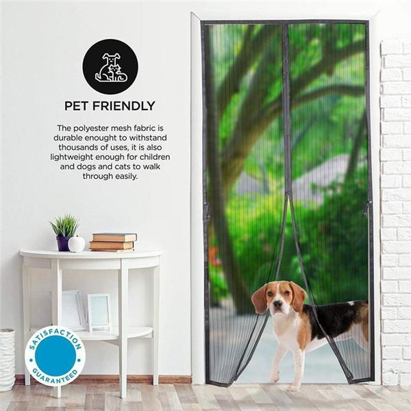 HOT Velcro Magnetic Screen Door Net Anti Insect Mesh Fly Screen Mosquito Protection Net Magnet Curtains for Doors Windows Screen