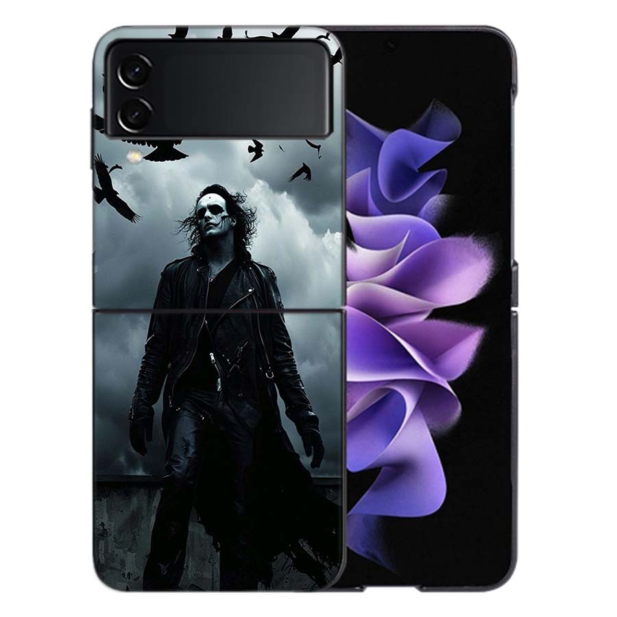 Чехол для телефона Movie THE C-CROW для Samsung Z Flip 6 7 5G Galaxy Z Flip 5 4 3 5G Чехлы Ударопрочный Жесткий Чехол ТПУ