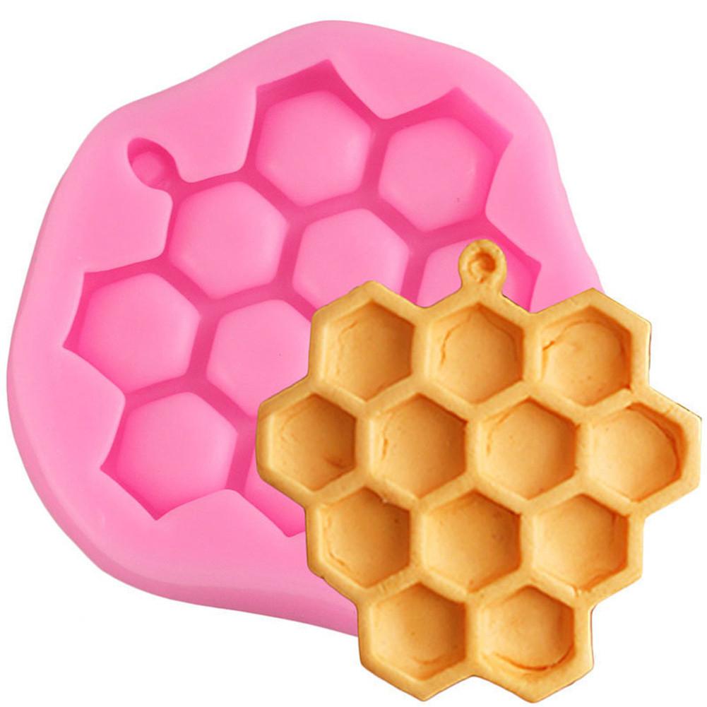 Mini Honeycomb Silicone Cake Molds Fondant Chocolate Candy Biscuit Baking Diy Mould