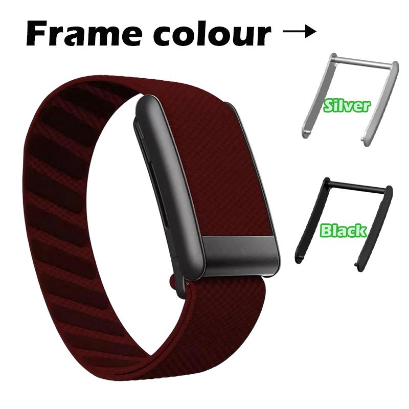 Для Whoop 5.0 Твиловый Нейлоновый Ремешок+РАМКА Ремешки Браслет Whoop Band 5.0 4.0 Эластичный Растягивающийся Спортивный Ремешок Браслет Часы для Whoop 4 5