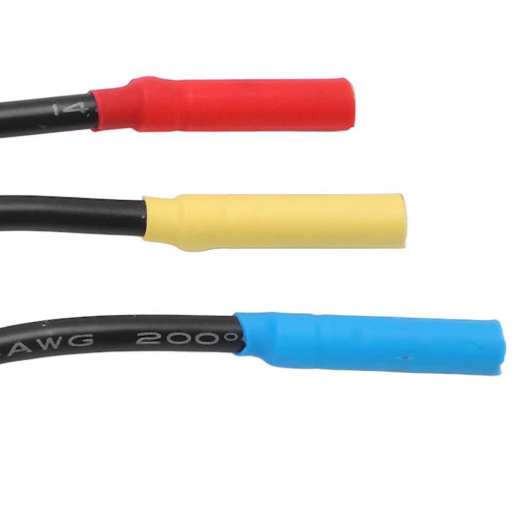3Pcs 4mm Banana Plug Extension Cable 13cm Length Heat Resistant Banana Plugs Connector Extension Cable Wire for Boats