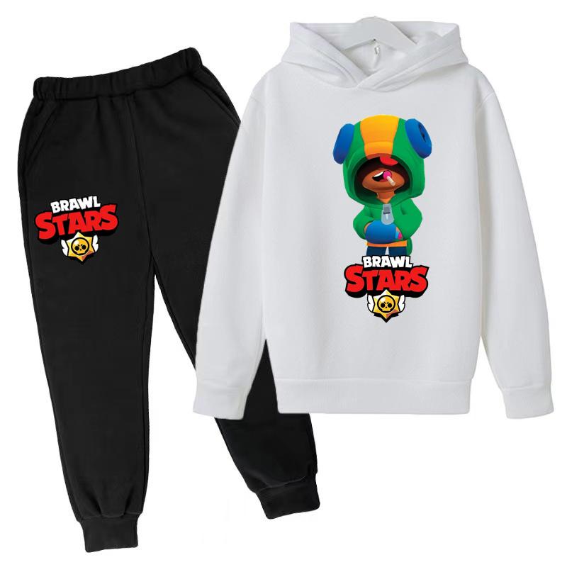 New Children's Sports Outfit Set- T-shirt+pants Featuring Cartoon and Anime Game Patterns Suitable for Boys and Girls