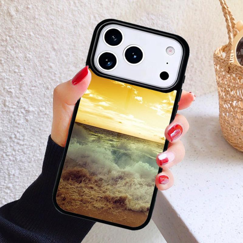 Чехол для телефона 'Морские волны Пляж спрей океанский остров' Для iPhone 17 Air 16 15 14 13 12 11 Pro Max Plus