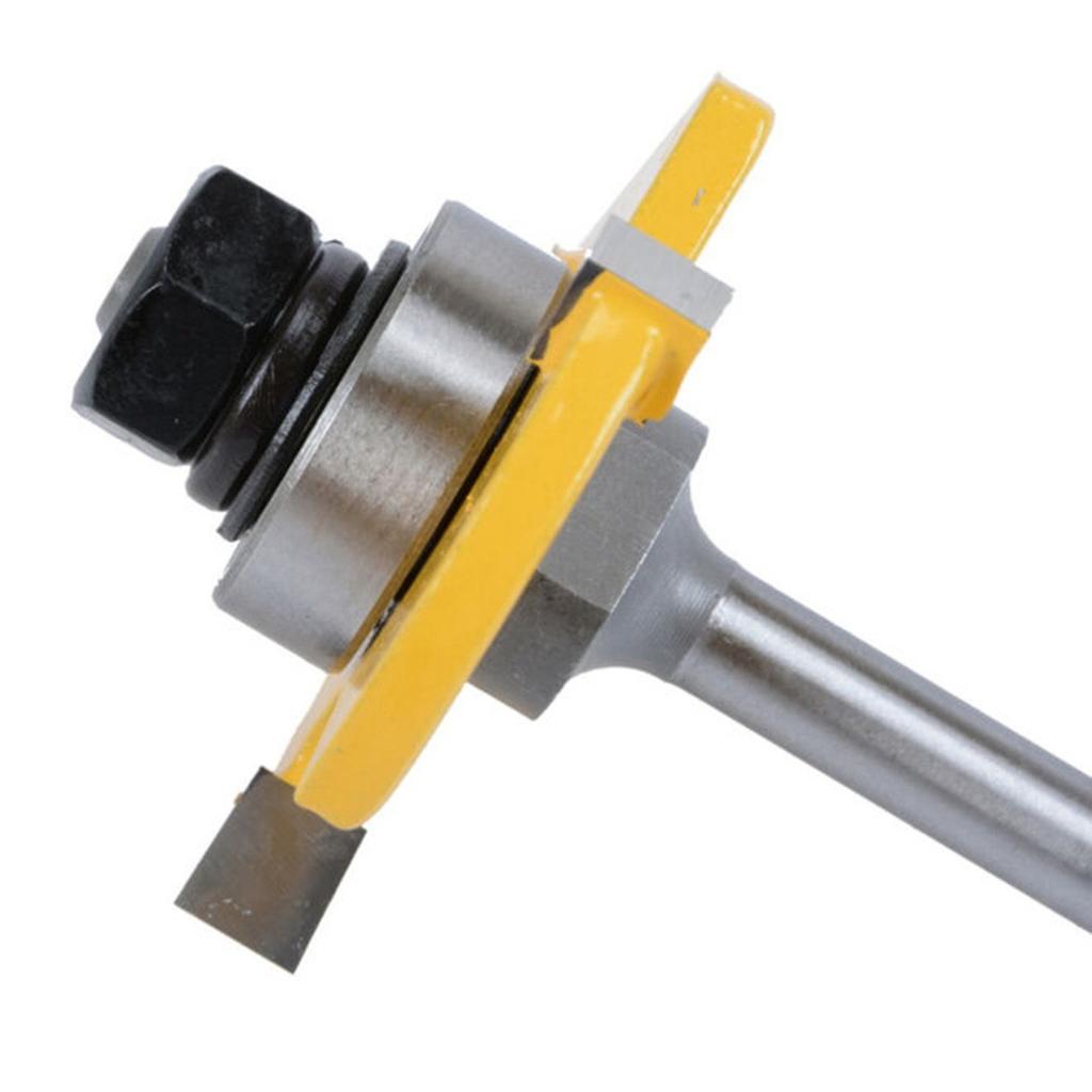 Деревообрабатывающая фреза с хвостовиком 1/4 дюйма, электроинструмент из закаленной стали