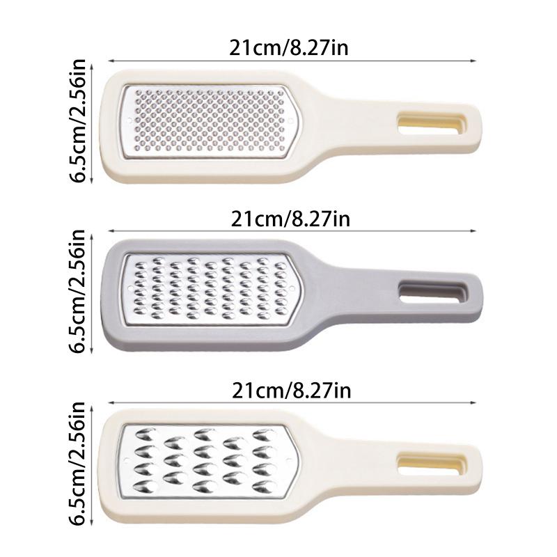 3 In 1 Carrot Grater Multifunctional Vegetable Cheese Chopper Uniform Cutting For Fast Kitchen Tasks