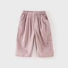 David Bella children's linen pants summer outfit new boys' cropped pants girls' casual wide leg pants