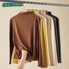 Women's Autumn Winter Turtleneck Sweater Undershirt Long Sleeve T-Shirts Tops Bloouse For Women Office Clothes
