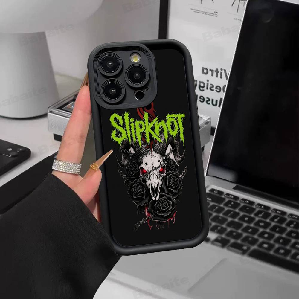 Чехол для телефона группы Slipknot для iPhone 17 16 15 14 13 Pro Max Plus 12 11