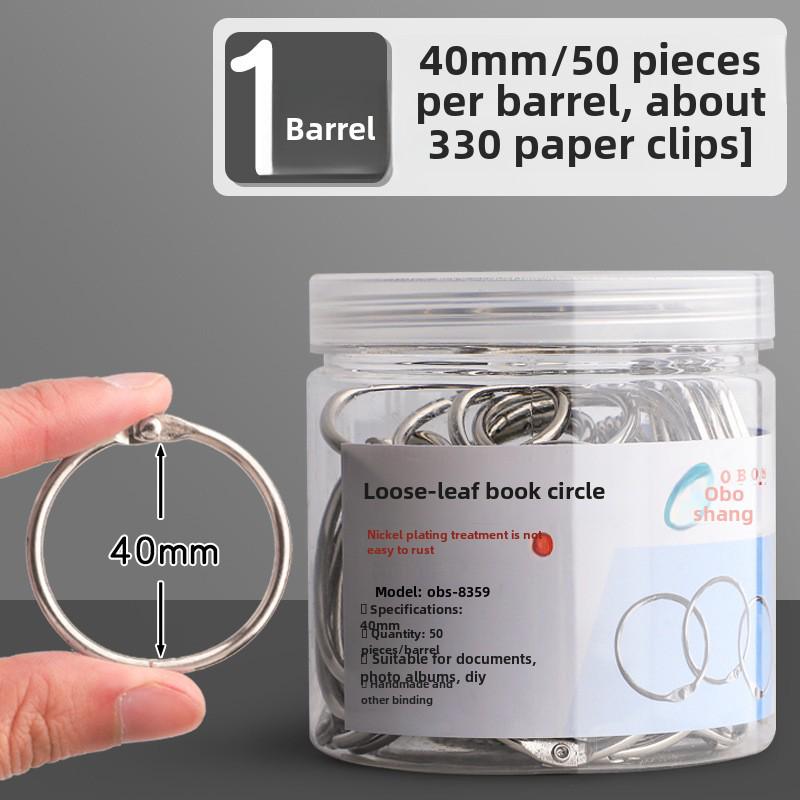 Держатель для карточек с отрывными листами, кольца для переплета, катушка для книг с железными кольцами