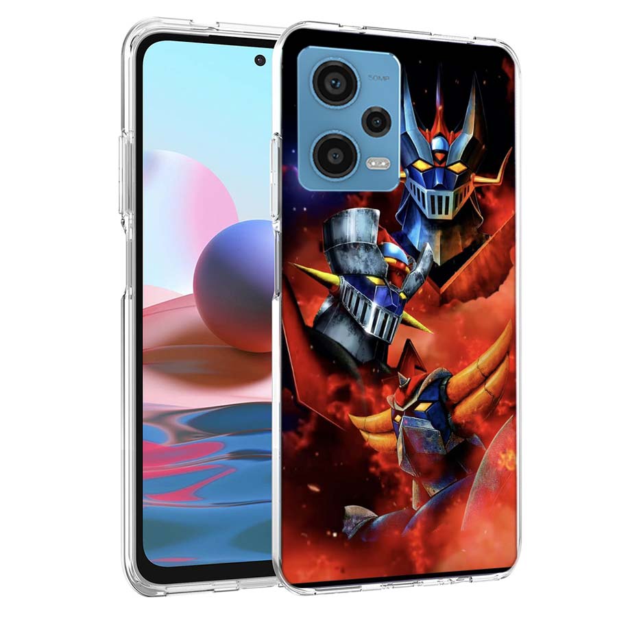 G-Goldorak UFO Робот Чехол для Телефона Для Redmi Note 13 12 14 15 Pro Plus 13R 11 11T 11E 11S 10 Pro 10S 9 9S Чехол Cell Прозрачный ТПУ Capa