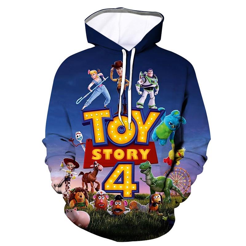 Cozy Toy Story 4 Sheriff Woody Buzz Lightyear Hoodie For Casual Comfort