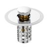 Practical Bathtubs Drain Stoppers And Drain Collector Bounces Designs Without Clog Filter Basket Accessory for Drain