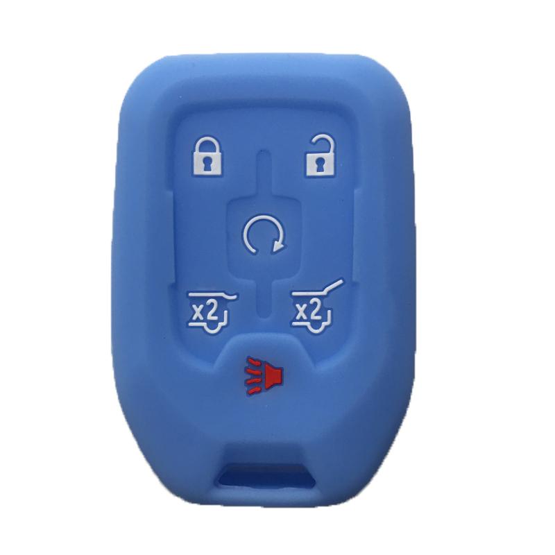 Силиконовый чехол для ключа GMC Terrain 2019 Canyon Remote Key Cover для Chevrolet Suburban Silverado 2500 Автомобильные аксессуары 4/5/6 кнопок