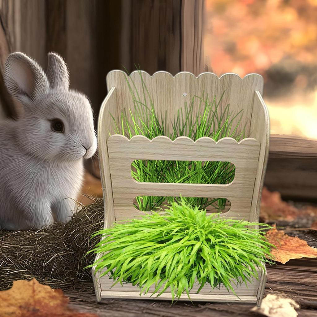 Кормушка для сена Хомяк Кролик Держатель для травы Кормушка для сена Менеджер для кормления травой Защита от отходов Стойка для кормления травой Для клетки-среды обитания Вольер Клетка