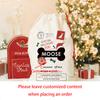 Personalized Dog Christmas Bag Special Delivery for Dog Name Santa Gift Bag Funny Paw Parent Christmas New Year Santa Sack Gift