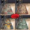 American Flower Tiles Diatom Mud Floor Mat Household Quick-drying Water Absorption Pad Dirt-resistant and Easy-to-clean Anti-slip Pad
