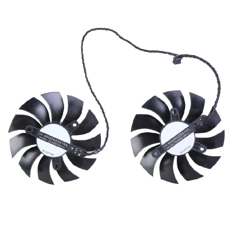 4-контактный вентилятор видеокарты PLA09215B12H Для GTX1070 1060 GTX1060 GTX1070 Оптимизированное охлаждение в интенсивных играх