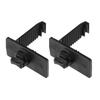 VekAuto Honda and Acura 2 Pack Car Holder Retainer Durable Black Plastic L Shape Floor Mat Retainer Clips