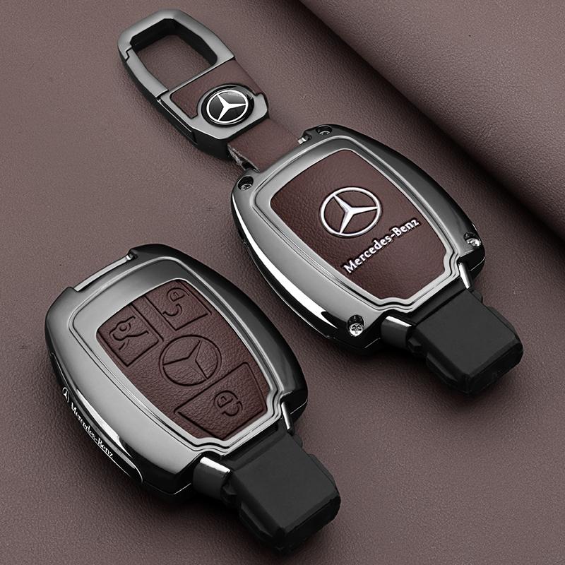 SFX1 Car Key Case Cover Key Bag Accessories For Mercedes Benz A B C S Class AMG GLA CLA GLC W176 W221 W204 W205 Shell Fob Keychain