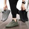Обувь летняя дышащая и легкая тонкая однослойная fly-knit сетка повседневная спортивная обувь новая обувь для охраны труда