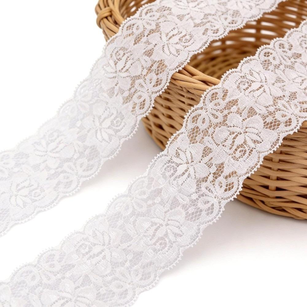 2.36 Inch Wide Lace Trim Ribbon Vintage Style Gift Wrapping Ribbon New Floral Lace Trim For Sewing