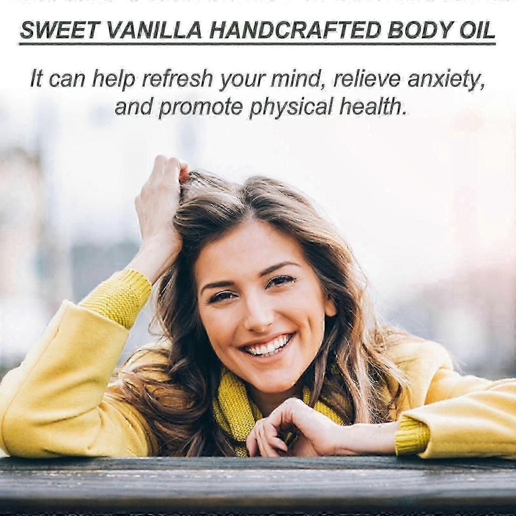Sweet Vanilla Handcrafted Body Oil - Moisturizing Essence for Dry Skin Relief & Barrier Repair