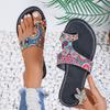 Fashion Women Slippers Fashion Anti Slip Slippers Wear-resistant Soft Bottom Shoes Ethnic Style Flat Sandals Flip Flops Slides Women