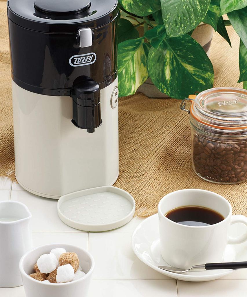 Полностью автоматическая кофеварка с мельницей Кофемолка для молотого кофе Домашнее кафе ретро милый [Toffy] K-CM2 (пепельно-белый) К-CM2-AW