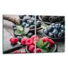 2x GLASS PROTECTIVE PLATE FOR STOVE 40x52 FRUIT