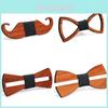 Минималистичный деревянный галстук-бабочка для мужчин с геометрическим узором и экологичным исполнением для свадебного подарка