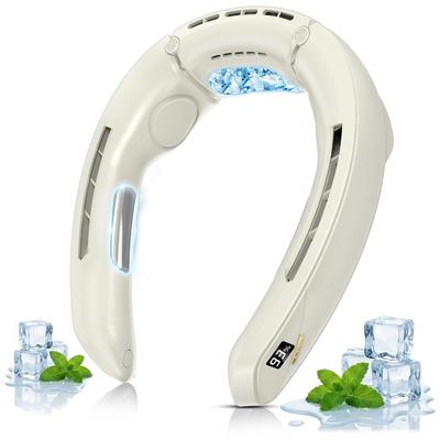MOOLOTY Neck Cooling Peltier Neck Airflow 4000mAh Up To 16 Hours Continuous Use Cooler, Plate, Element, Fan, 100-Level Adjustment, Battery,