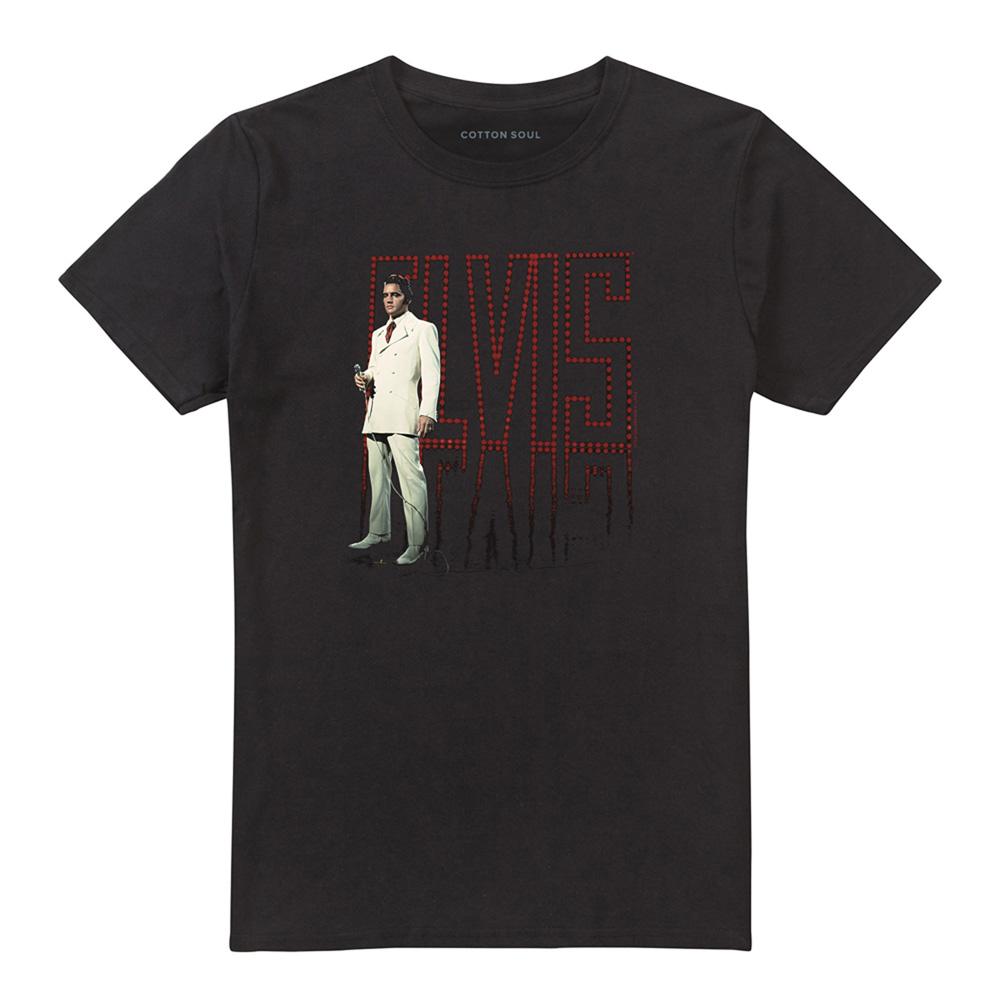 Elvis Presley Unisex Adult White Suit T-Shirt