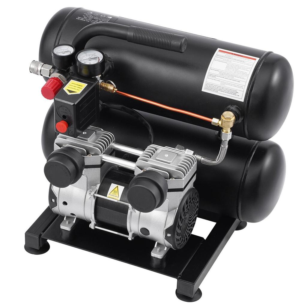 Air Compressor Compact Portable Oil Free Compressor 4.6 Gallon 90 PSI
