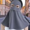 Full Face Sun Protection Mask Ice Silk Sunshade Face Mask Fashion Anti-UV Neck Scarf  Outdoor