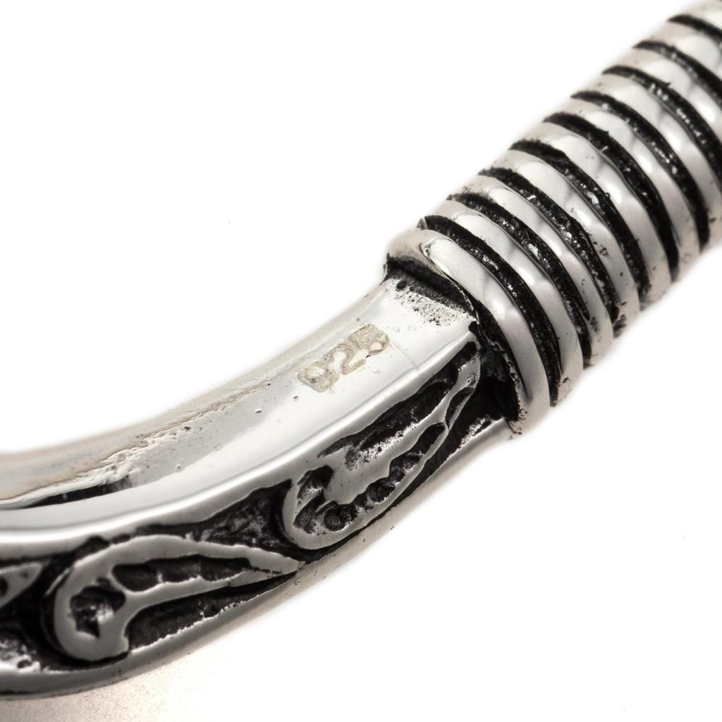 Гавайские украшения Кулон Рыболовный крючок Серебро 925 Проволочный кулон Волна Удача Рыболовный крючок [Ишики] Мужской [476svn]