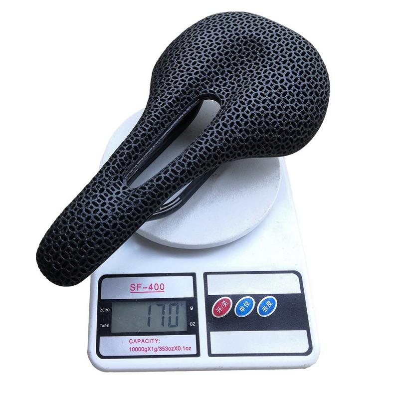 Carbon Fiber Bicycle Saddle Road Mountain Bikes Lightweight Ergonomic Seat Pad SD238 Black