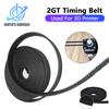 3DSWAY 2/5/10М 2GT Открытый синхронный ремень ГРМ Ширина 6мм GT2 Резиновая лента Шаг 2мм Износостойкий для деталей 3D-принтера Ender 3