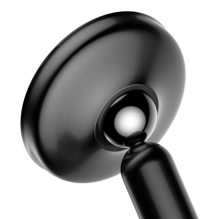Support de voiture - Baseus - Magnetic 360° - Finition Métal - Noir - Fixation 3M