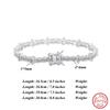 ORSA JEWELS Изящный браслет-цепочка из серебра S925 с овальным цирконием Винтажный дизайн Ретро Предпочтительный аксессуар для вечеринок Предпочтительный подарок для женщин SB208