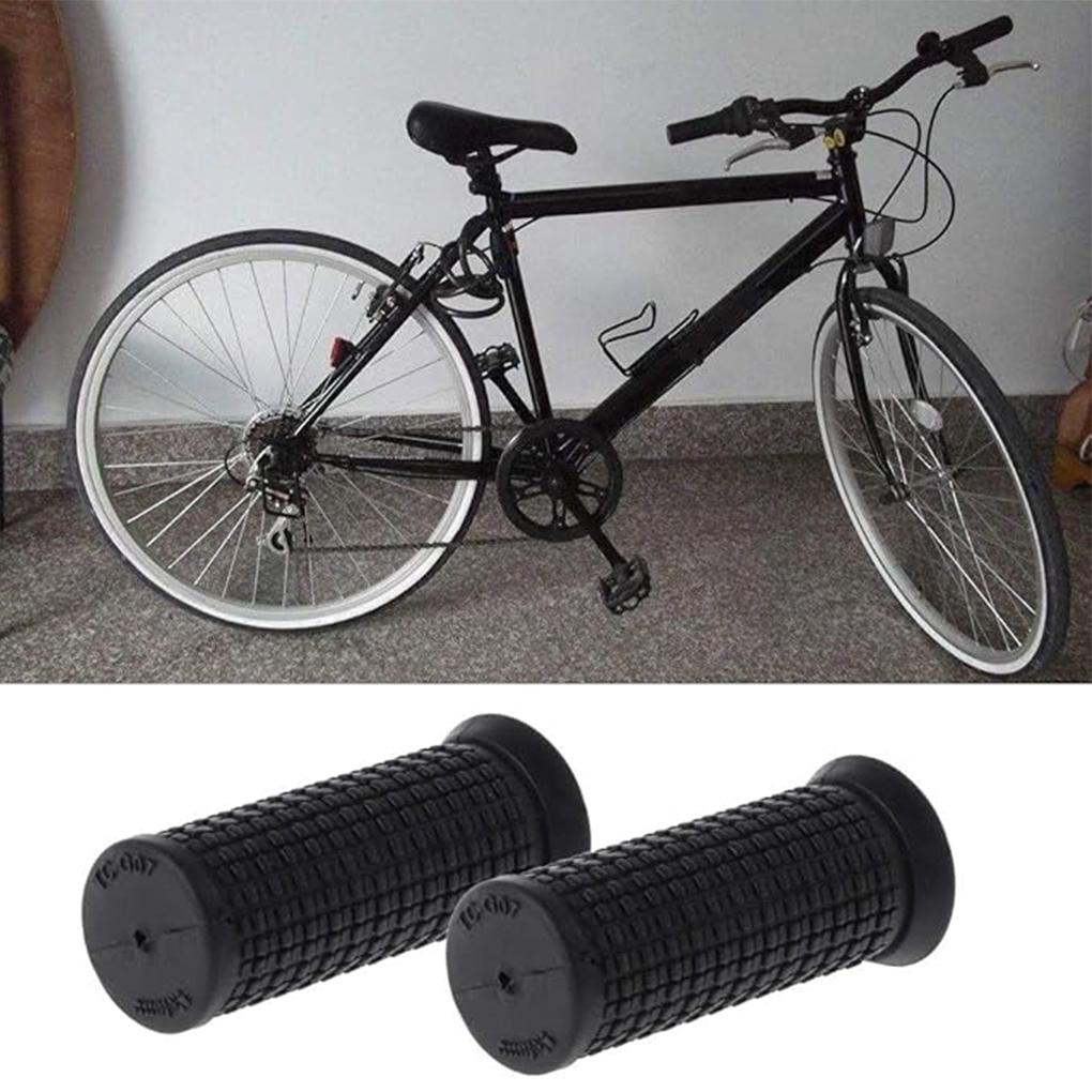 Ergonomically Designed Rubber Bicycle Handle Grip Safety with Non-Slip Surface Wide Compatibility Bike Handlebar Grips