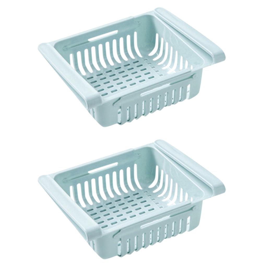Pull-out Refrigerator Storage Box Holder Food Organizer Drawer Shelf Proper