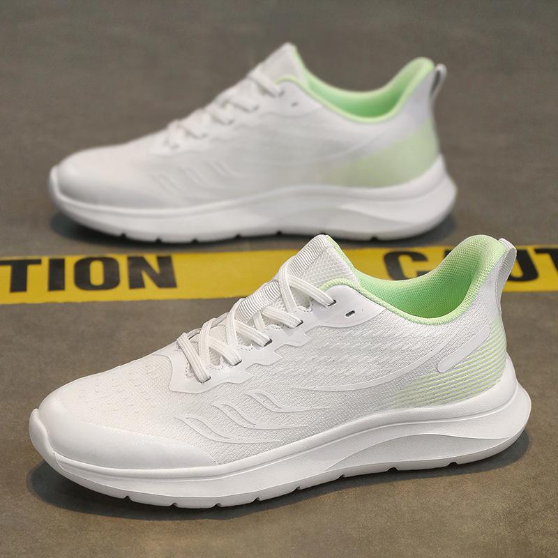 Ultra-light men's shoes spring and summer new fly-woven mesh shoes comfortable casual sports shoes outdoor breathable running shoes