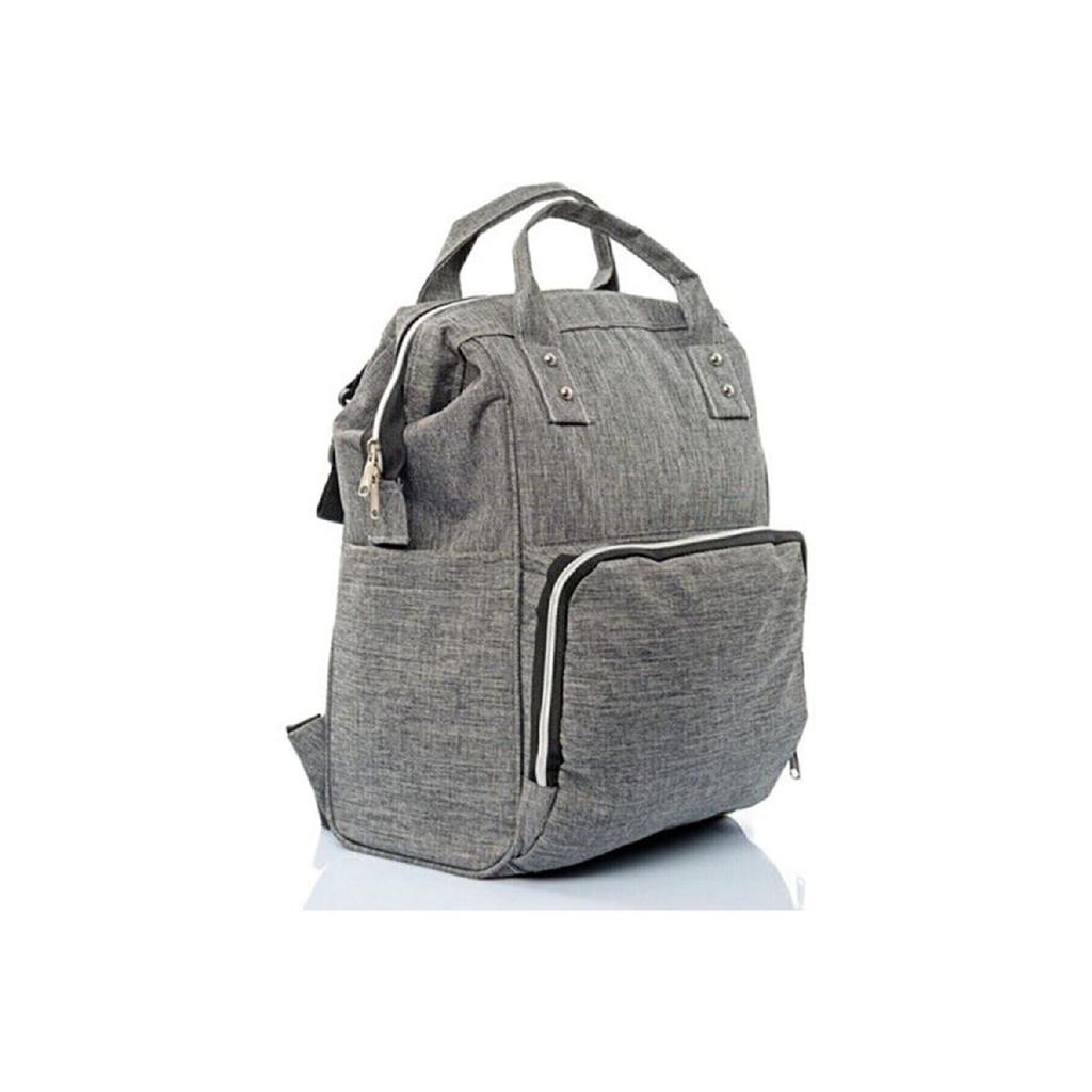 Черно-серый рюкзак для ухода за мамой и ребенком с бутылочкой-термосом, водонепроницаемая коляска с вешалкой