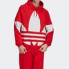 Adidas Мужская толстовка с капюшоном Originals Trefoil на шнурке, красная FM9907