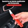 Car Trim Removal Tool Stainless Steel Extra Hard Pry Bar for Interior Panel Door Clip Navigation Dash Disassembly Kit