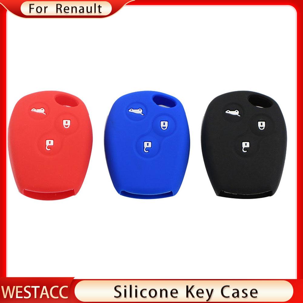 Силиконовый чехол для ключей автомобиля, брелок для Renault DACIA Scenic Megane Kangoo Sandero Captur Twingo Modus Protector