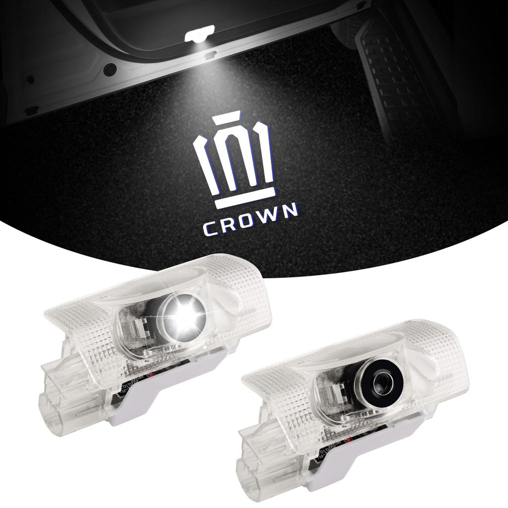 GIMUYA LED Courtesy Lights with Laser Logo for Toyota New Crown September 2022 Door Welcome Specially Designed for OEM High Interior Custom Door Lamps