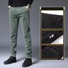 Men's Autumn and Winter Plus Size Corduroy Padded Pants Straight Slim Solid Color Casual Pants