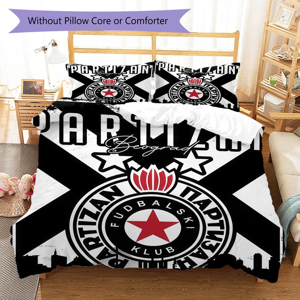 Partizan Bedding Quilt Set Quilt Cover Pillowcase Home Decoration Birthday Gift (1 * duvet cover + 2 * pillowcase, without core)